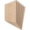 Ekena Millwork 11 3/4W x 11 3/4H x 1/4T Wood Hobby Boards, Red Oak, 6PK HBW12X12X250BRO - alternate 3